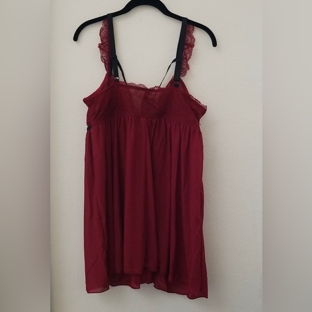 Torrid Strappy Lace & Mesh Babydoll Chemise - Picture 10 of 11